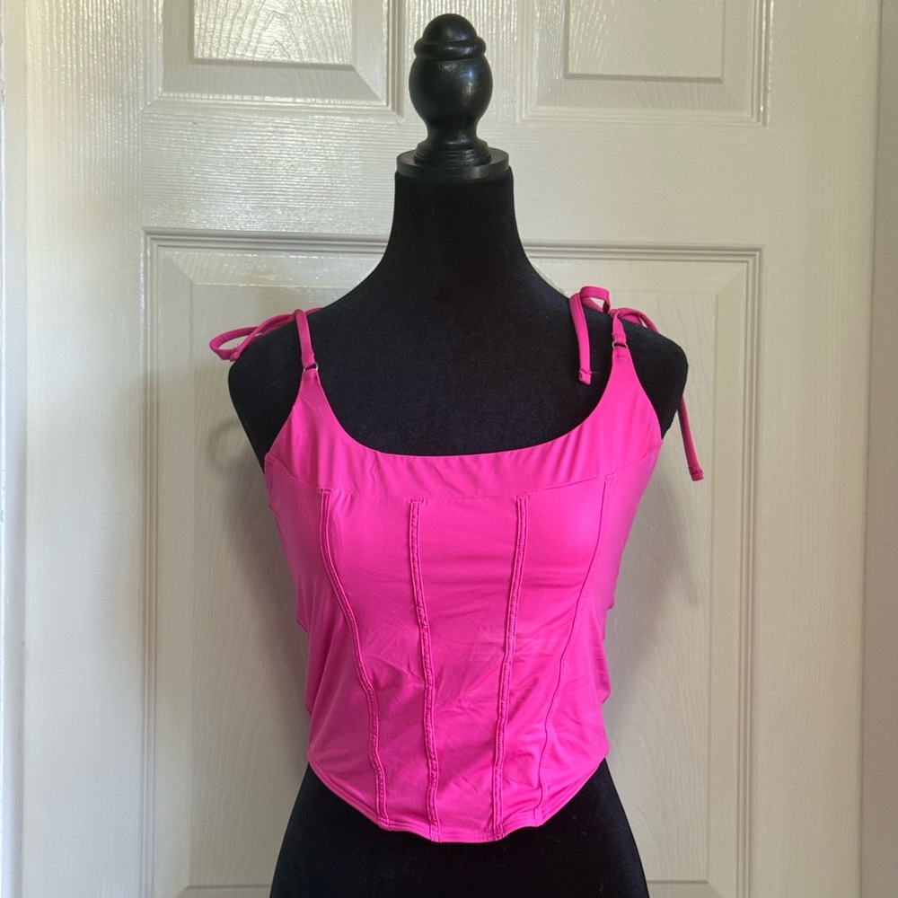 Gilly Hicks Pink Micro Corset
